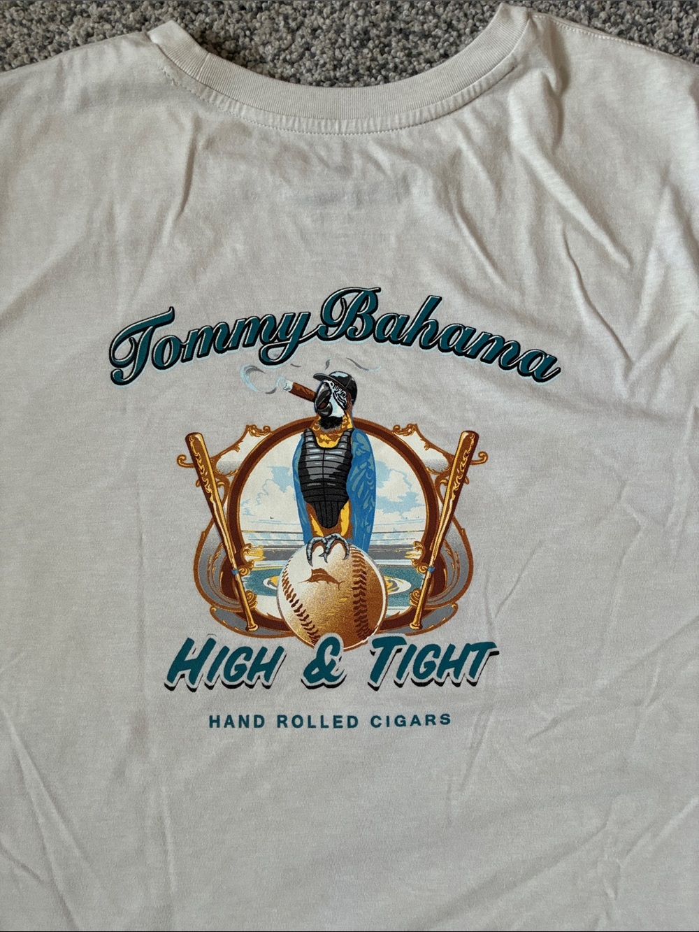 Tommy Bahama Men’s XXL Cream T-shirt